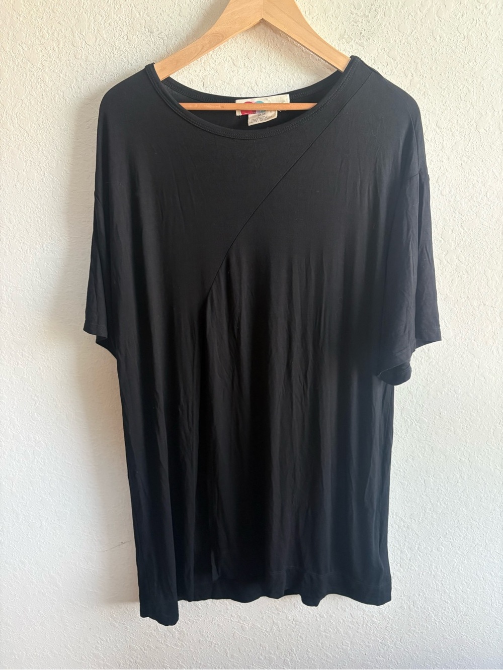Free People Beach Blue Tunic/ Swim Coverup asymmetrical hem medium